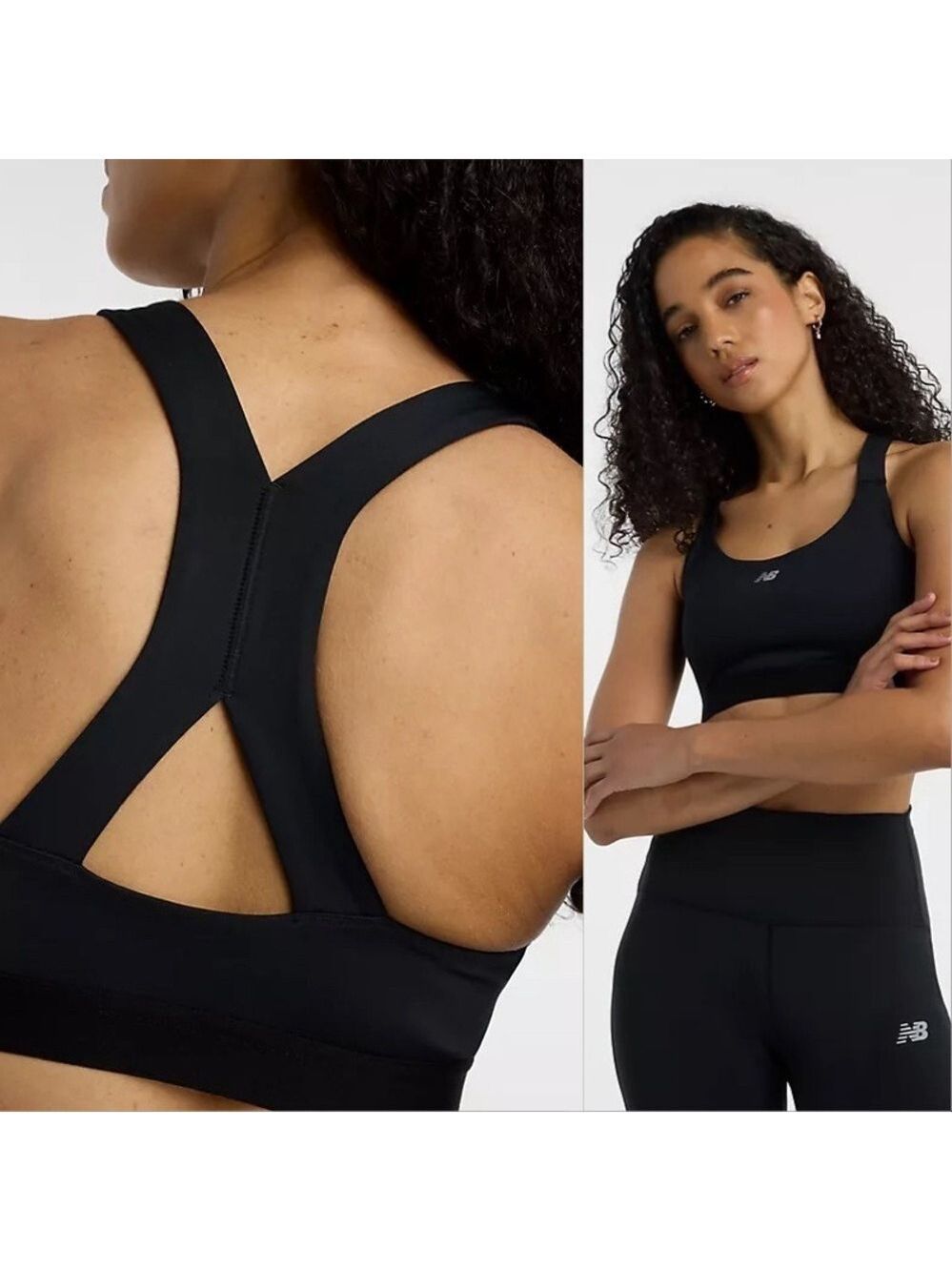 NWT New Balance Essential Train Sports Bra - Size XS Medium Support